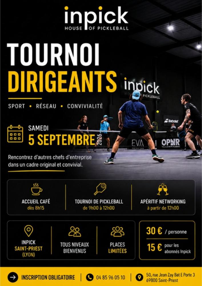 Tournoi Dirigeants inpick Septembre
