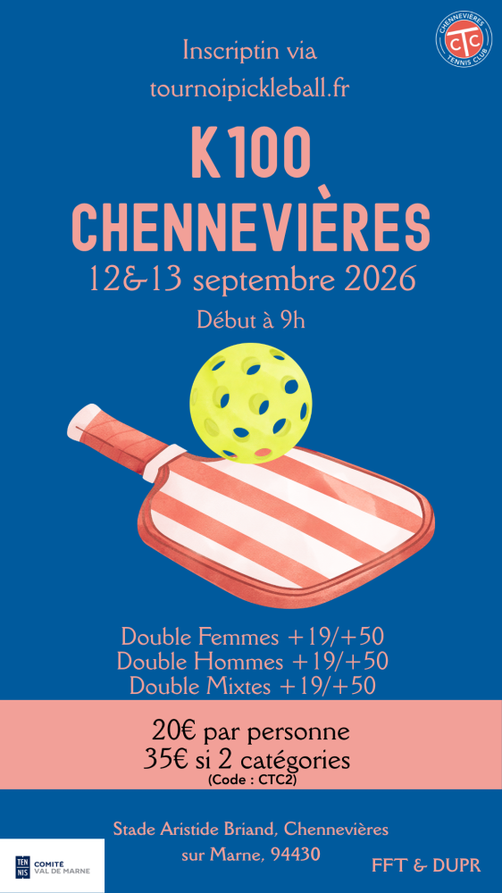 K100 du CTC - Chennevières
